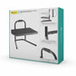 Height Adjustable Ergonomic Steel Footrest with Handle - FR300