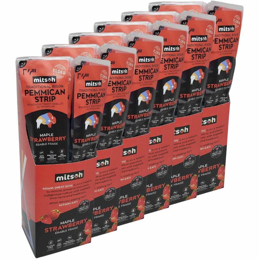 Mitsoh Pemmican Strips - Limited Edition Maple Strawberry - 301