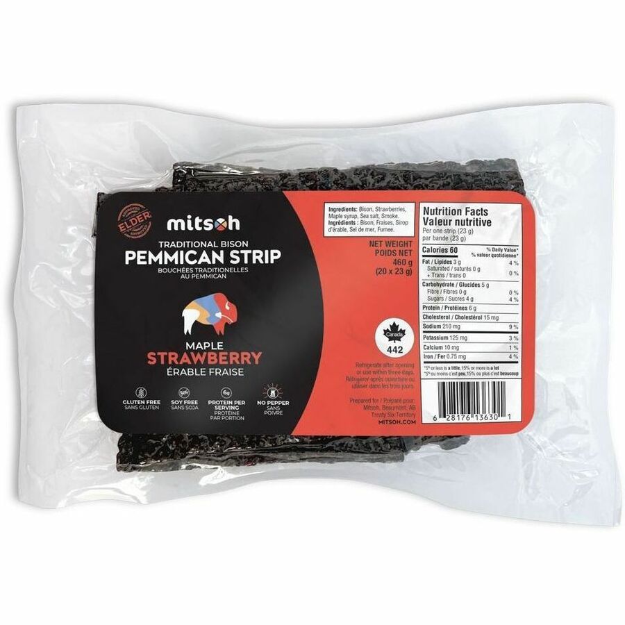 Mitsoh Pemmican Strips - Limited Edition Maple Strawberry - 301