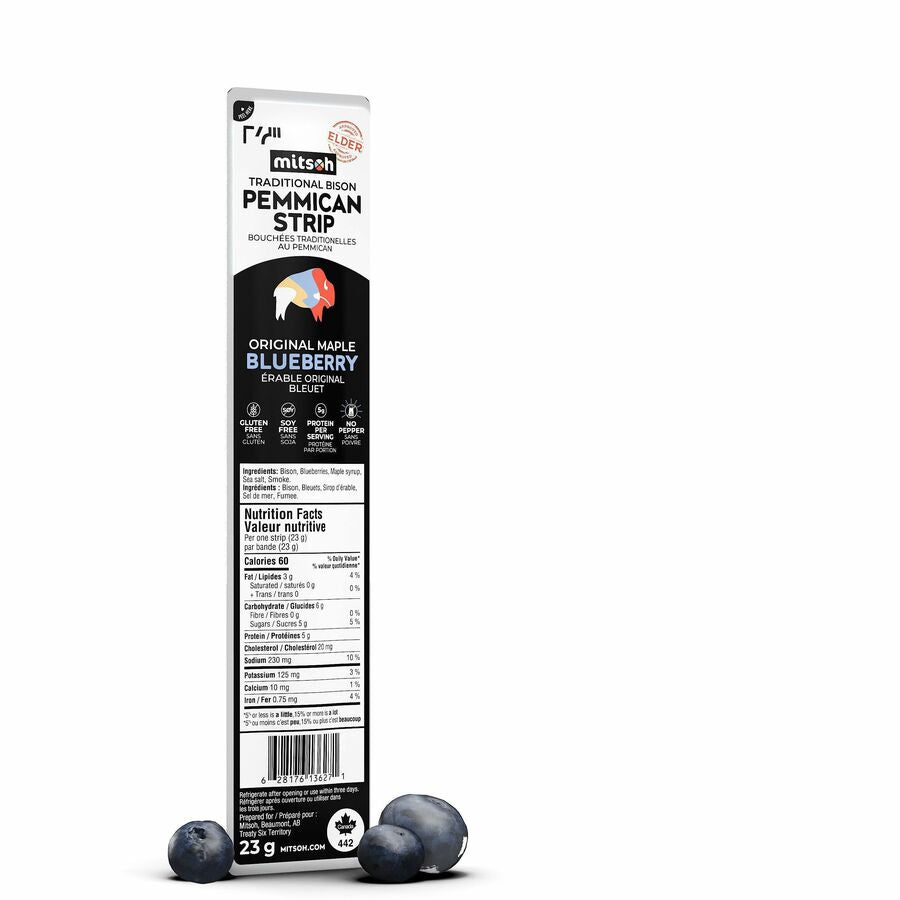 Mitsoh Pemmican Strips - Maple Blueberry - 271
