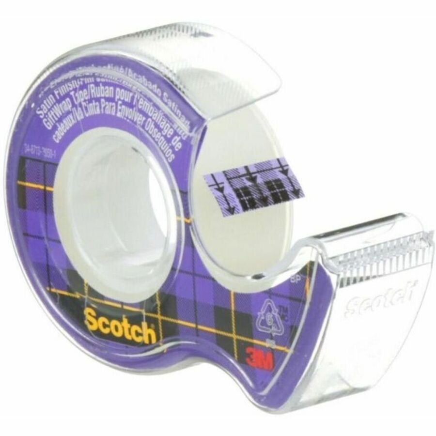 Scotch GiftWrap Tape, 311-ESF, 3/4 in x 8.33 yd (19 mm x 7.62 m) - 311-ESF