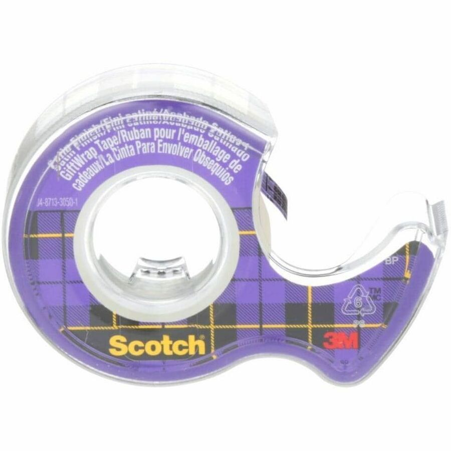 Scotch GiftWrap Tape, 311-ESF, 3/4 in x 8.33 yd (19 mm x 7.62 m) - 311-ESF