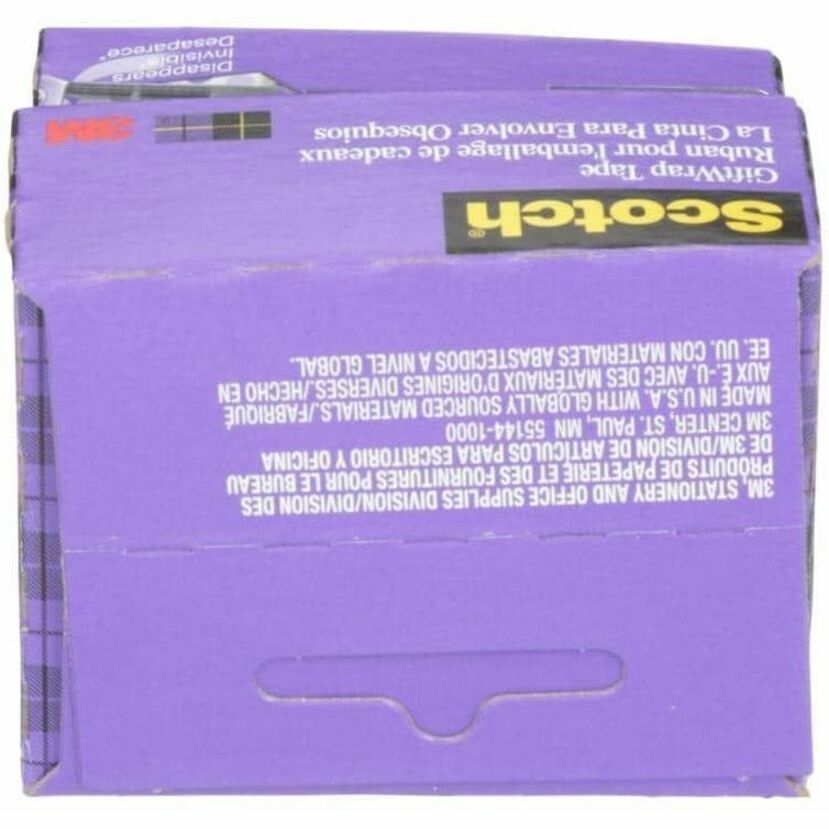 Scotch GiftWrap Tape, 311-ESF, 3/4 in x 8.33 yd (19 mm x 7.62 m) - 311-ESF