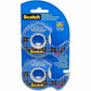 Scotch Wall-Safe Tape, 183DM-2-ESF, 0.75 in x 600 in (19 mm x 15.5 m)