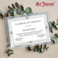 St. James&reg; Glass Frames for 8.5" x 11" Certificates, Diplomas & Documents, Decorative Border, Silver Foil, Pack of 2 - 83946