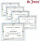 St. James&reg; Glass Frames for 8.5" x 11" Certificates, Diplomas & Documents, Decorative Border, Silver Foil, Pack of 2 - 83946