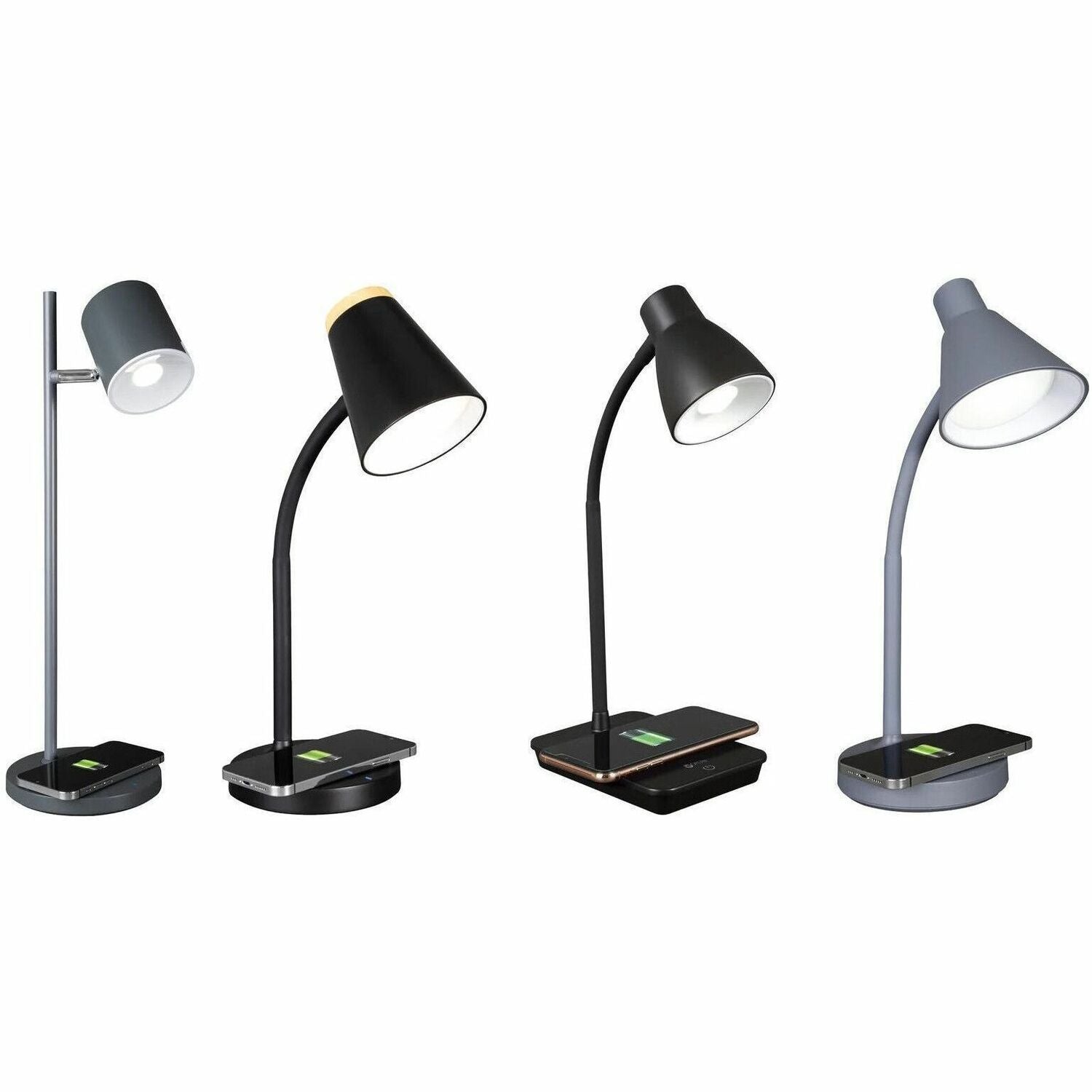 OttLite LED Desk Lamp with Wireless Charging Station