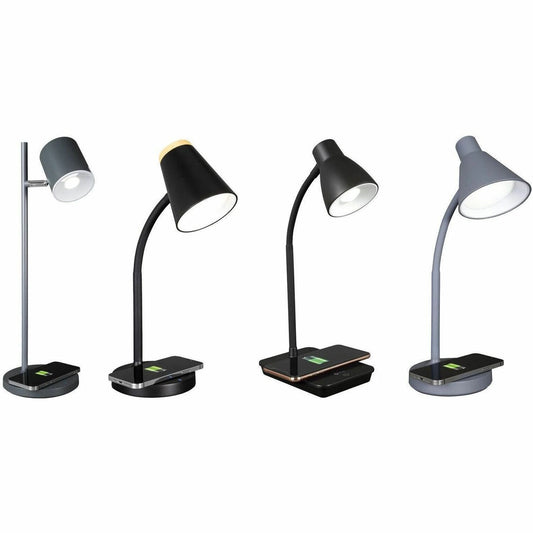 OttLite LED Desk Lamp with Wireless Charging Station
