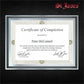 St. James&reg; Glass Frames for 8.5" x 11" Certificates, Diplomas & Documents, Clean Line Border, Silver Foil, Pack of 2 - 83942