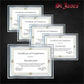 St. James&reg; Glass Frames for 8.5" x 11" Certificates, Diplomas & Documents, Clean Line Border, Silver Foil, Pack of 2 - 83942