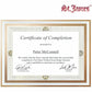 St. James&reg; Glass Frames for 8.5" x 11" Certificates, Diplomas & Documents, Clean Line Border, Gold Foil, Pack of 2