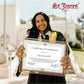 St. James&reg; Glass Frames for 8.5" x 11" Certificates, Diplomas & Documents, Clean Line Border, Gold Foil, Pack of 2 - 83940