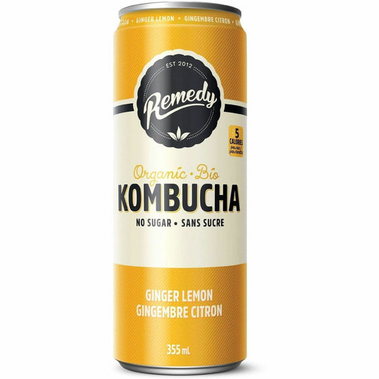 Remedy Kombucha Ginger Lemon