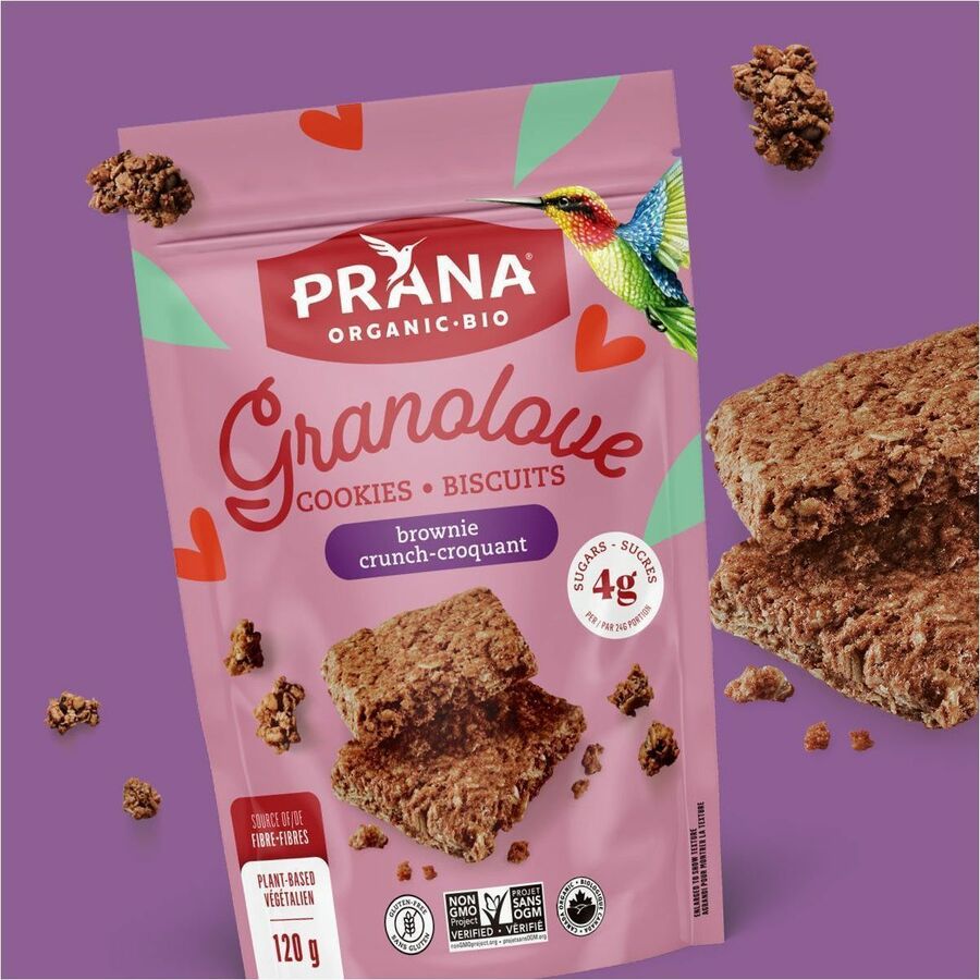 prana GRANOLOVE Organic Cookie squares - Brownie Crunch - FNG0334