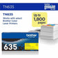 Brother TN635Y Original Standard Yield Laser Toner Cartridge - Yellow - 1 Each - TN635Y