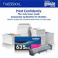 Brother Original Super High Yield Laser Toner Cartridge - Magenta - 1 Each - TN635XXLM