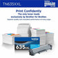 Brother Original Super High Yield Laser Toner Cartridge - Cyan - 1 Each - TN635XXLC