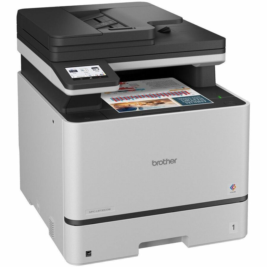 Brother MFC-L8730CDW Wired & Wireless Laser Multifunction Printer - Color - Black, White - MFCL8730CDW