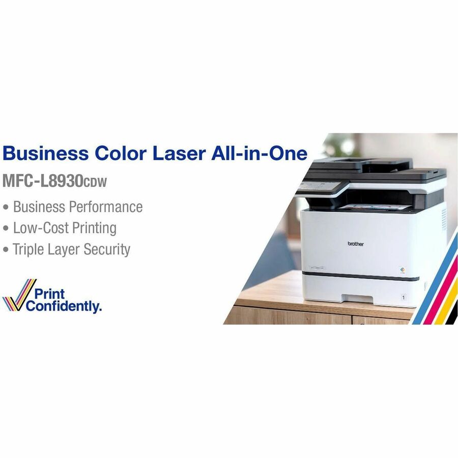 Brother MFC-L8930CDW Wired & Wireless Laser Multifunction Printer - Color - Black, White - MFCL8930CDW