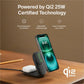 Belkin 25W 2-in-1 Wireless Foldable Magnetic Qi2 Charging Pad for Smartphones & Airpods - USB-C Port - Black - WIZ039ttBK