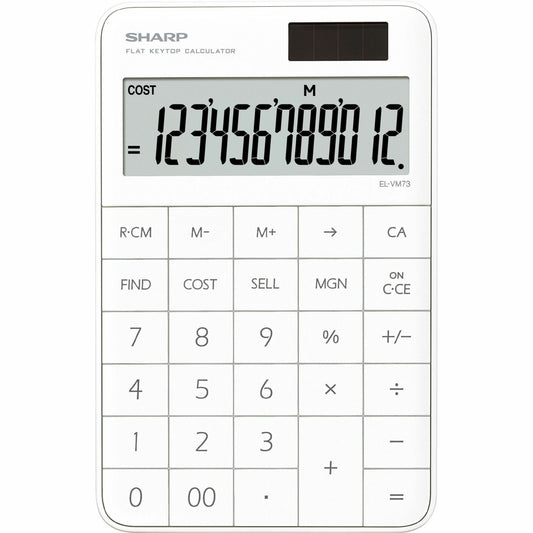 Sharp ELVM73WH Simple Calculator