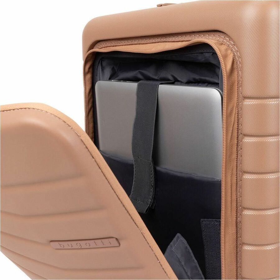 bugatti Munich Pro Travel/Luggage Case (Carry On) for 15" Travel - Mocha - HLG76201BU-MOCHA