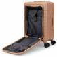 bugatti Munich Pro Travel/Luggage Case (Carry On) for 15" Travel - Mocha - HLG76201BU-MOCHA