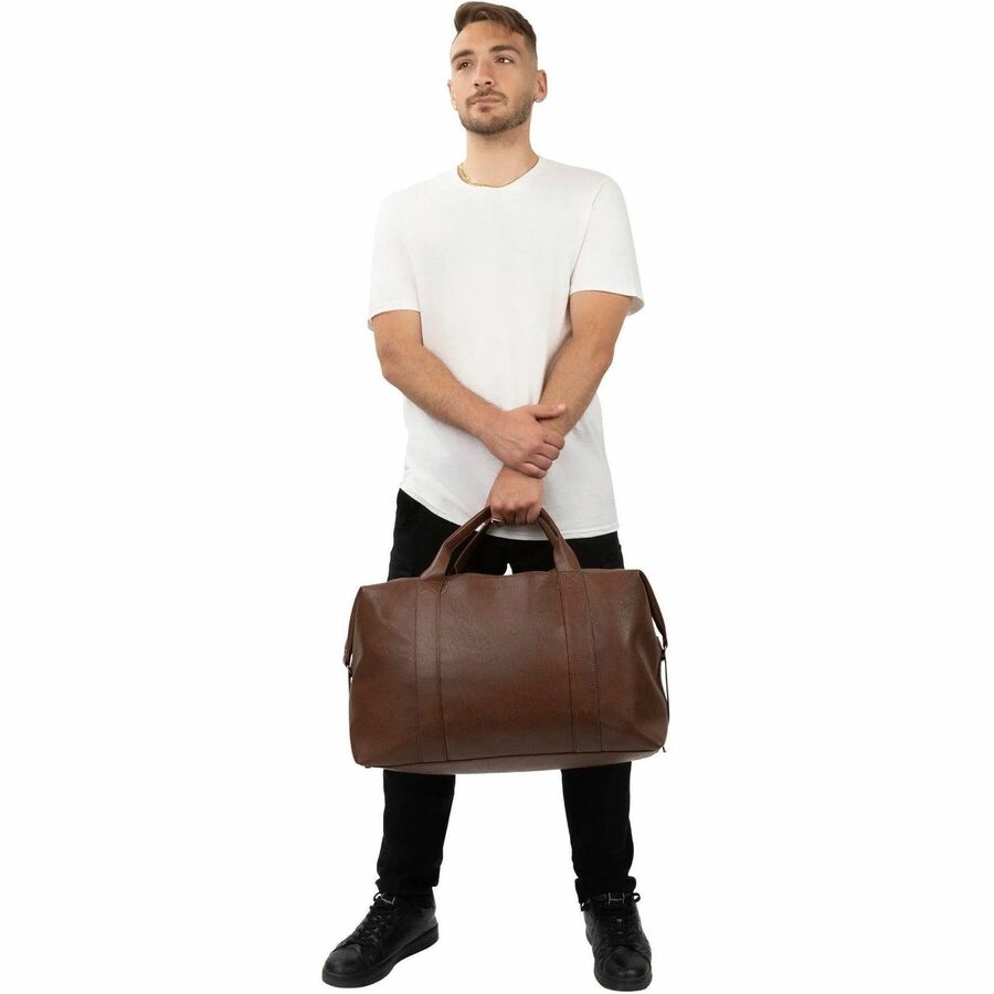 bugatti Palermo Carrying Case (Duffel) for 15.6" Travel - Cognac - DUF2623BU-COGNAC