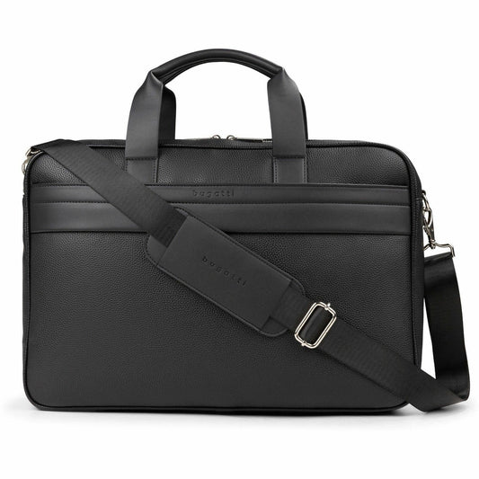 bugatti Manhattan Carrying Case (Briefcase) for 15.6" Notebook - Black