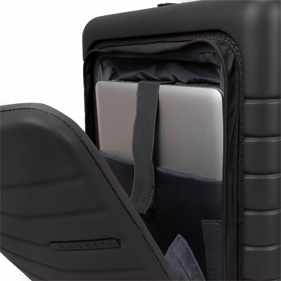 bugatti Munich Pro Travel/Luggage Case (Carry On) for 15" Travel - Black - HLG76201BU-BLACK
