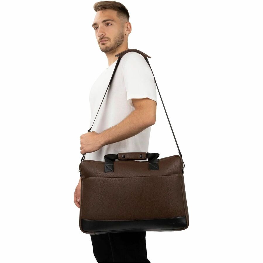 bugatti Palermo Carrying Case (Briefcase) for 15.6" Notebook - Cognac - EXB2622BU-COGNAC