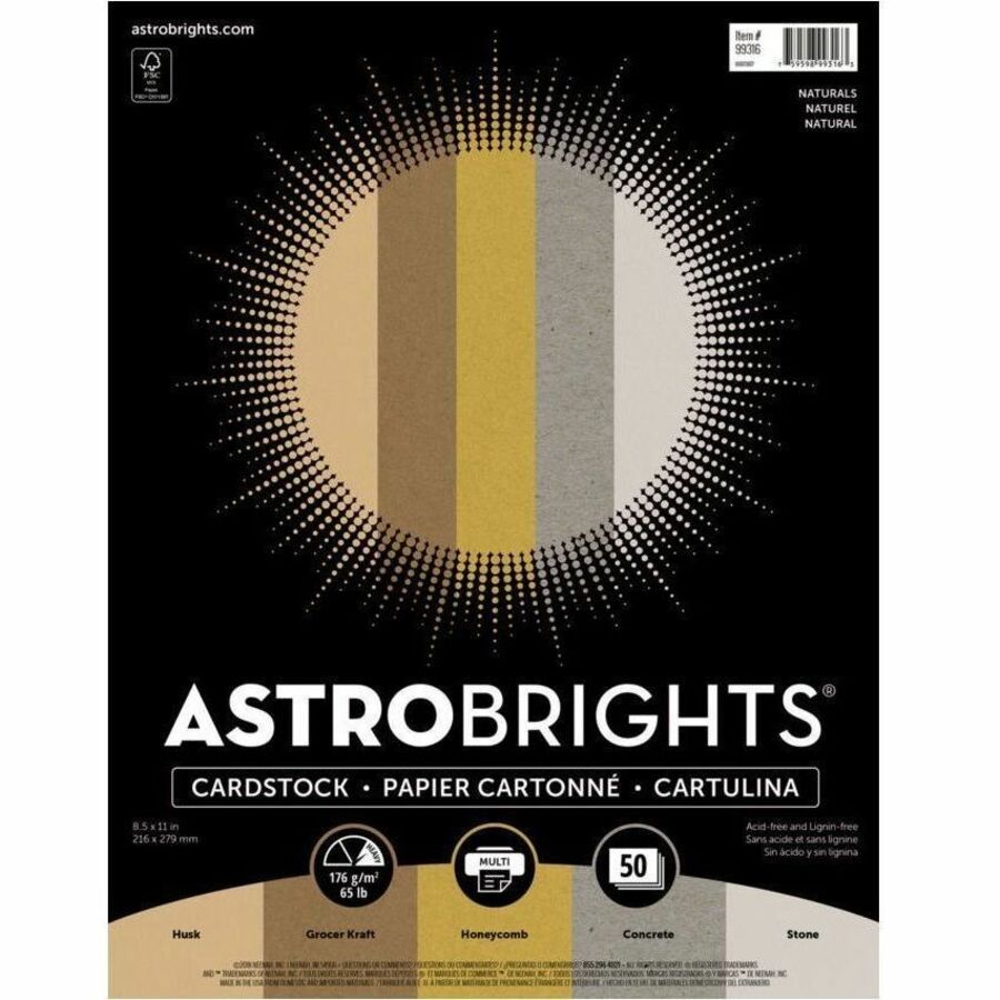Neenah Astrobrights Printable Multipurpose Card Stock