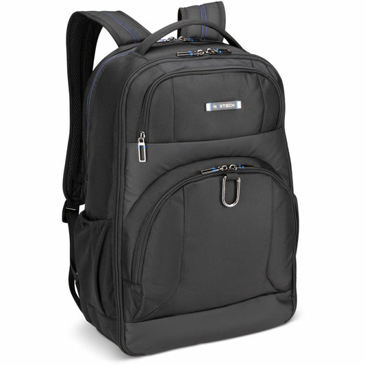 Nextech Carrying Case (Backpack) for 15.6" Notebook - Black