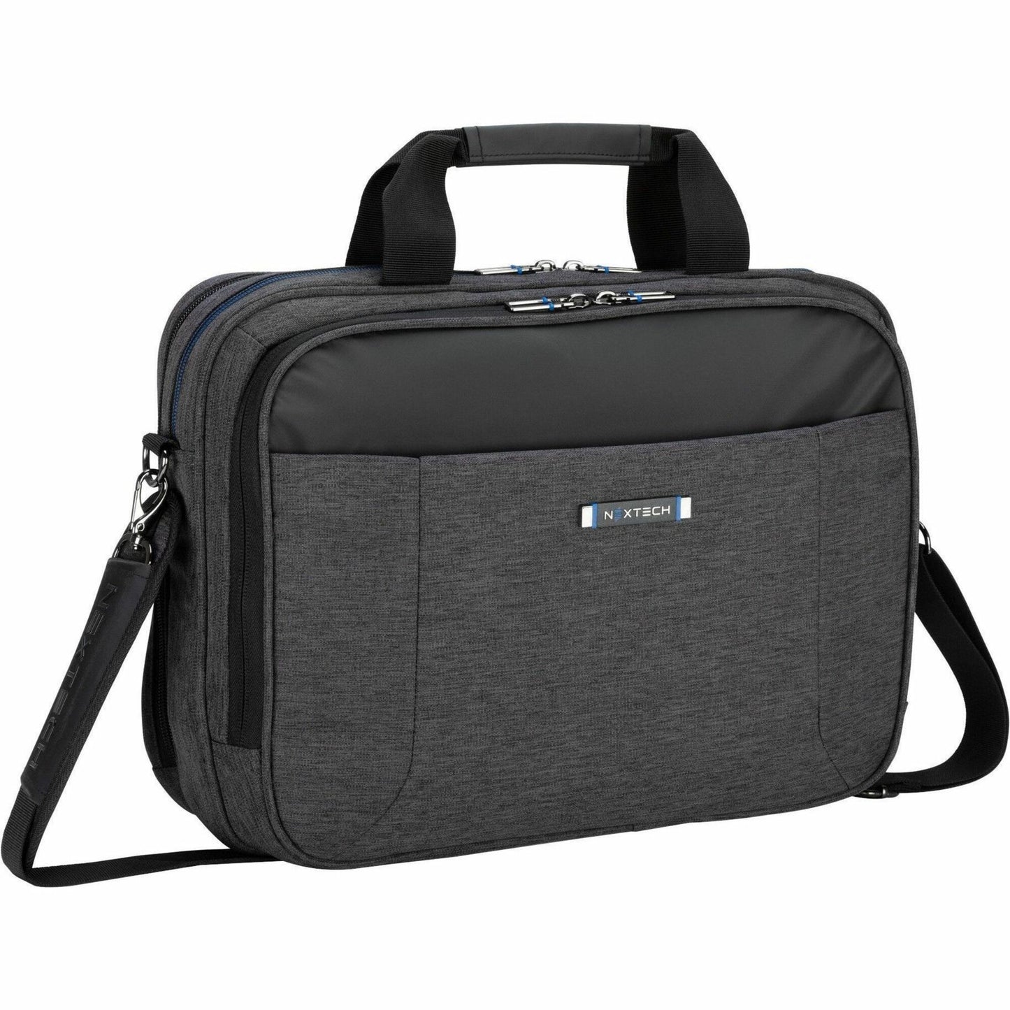 Nextech Carrying Case (Briefcase) for 15.6" Notebook - Gray