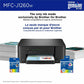 Brother Work Smart MFC-J1260W Wired & Wireless Inkjet Multifunction Printer - Color - MFCJ1260W