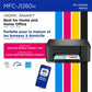Brother Work Smart MFC-J1260W Wired & Wireless Inkjet Multifunction Printer - Color - MFCJ1260W