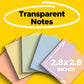 Post-it 3x3"Trnsprnt Note 36PK - 600-5PASTEL