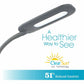 OttLite Flexible Soft Touch LED Desk Lamp - CSR3051C-SHPR