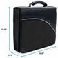 Avery Black Zipper Binder 2" , Round Ring - 26051