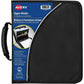 Avery Black Zipper Binder 2" , Round Ring