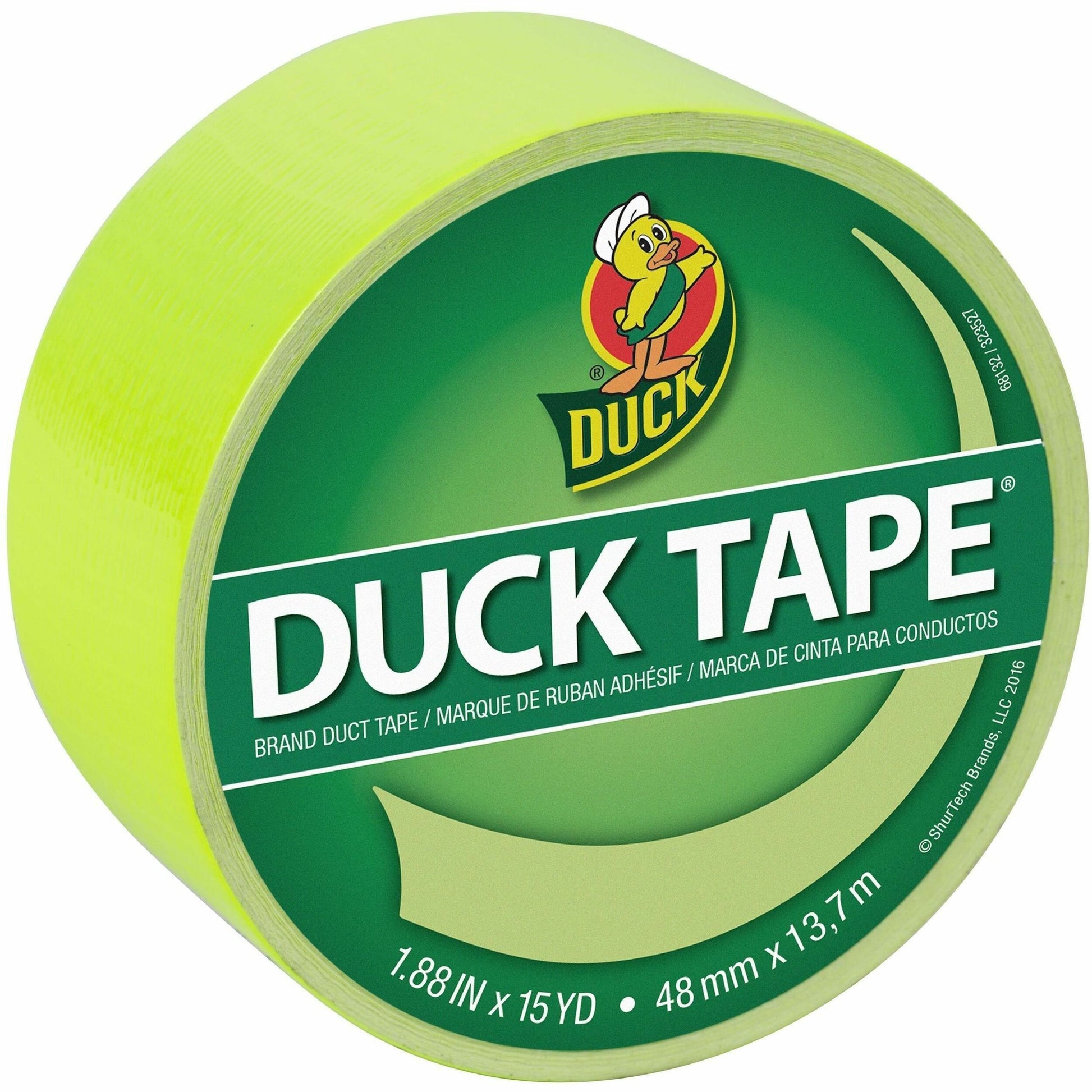 Duck Duct Tape - Fluorescent Citrus, 1.88 in. x 15 yd.