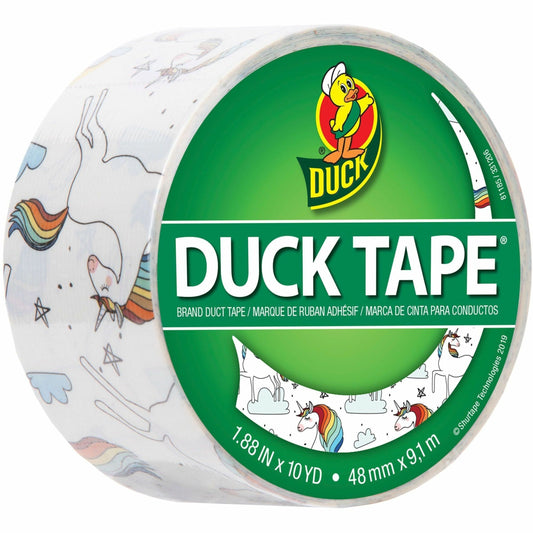 Duck Duct Tape - Whimsical Unicorns, 1.88 in. x 10 yd.