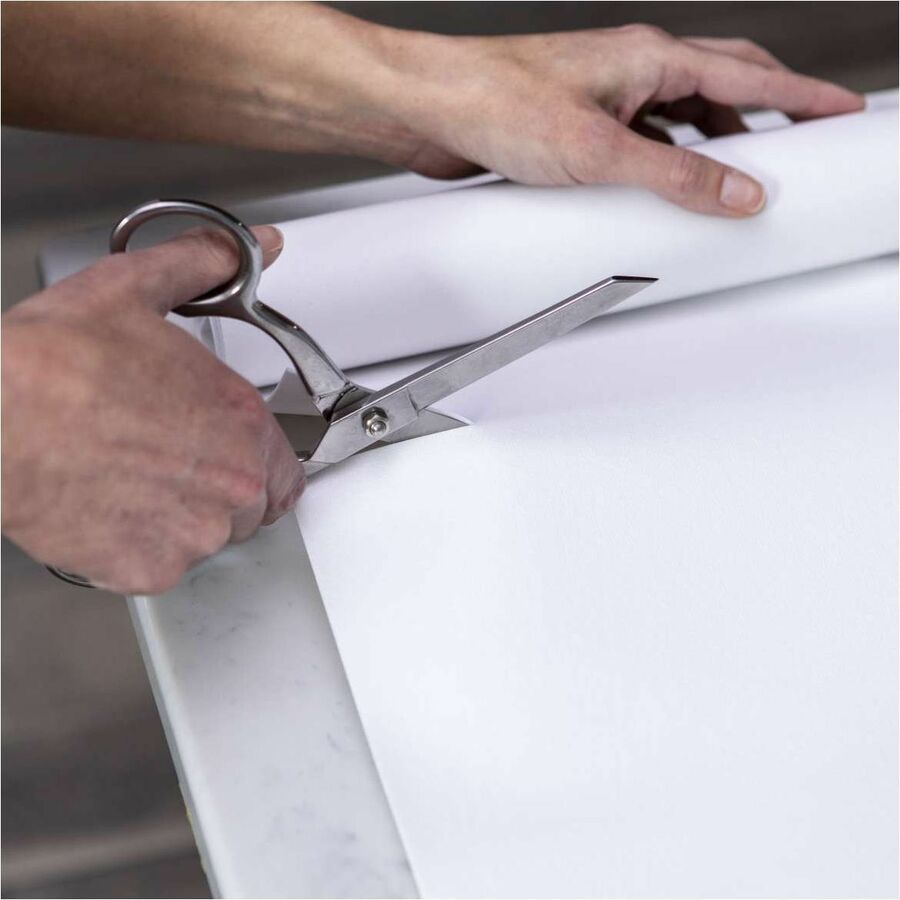 Duck Solid Grip Shelf Liner with Clorox - White, 20 in. x 6 ft. - 288176