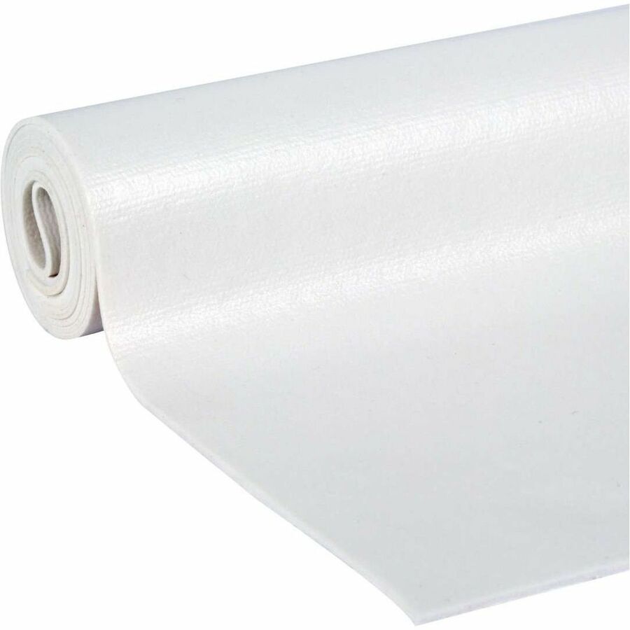 Duck Solid Grip Shelf Liner with Clorox - White, 20 in. x 6 ft. - 288176