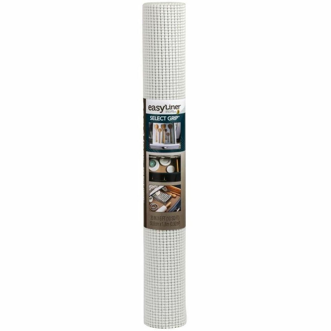 Duck EasyLiner Brand Shelf Liner - White, 20 in. x 6 ft.