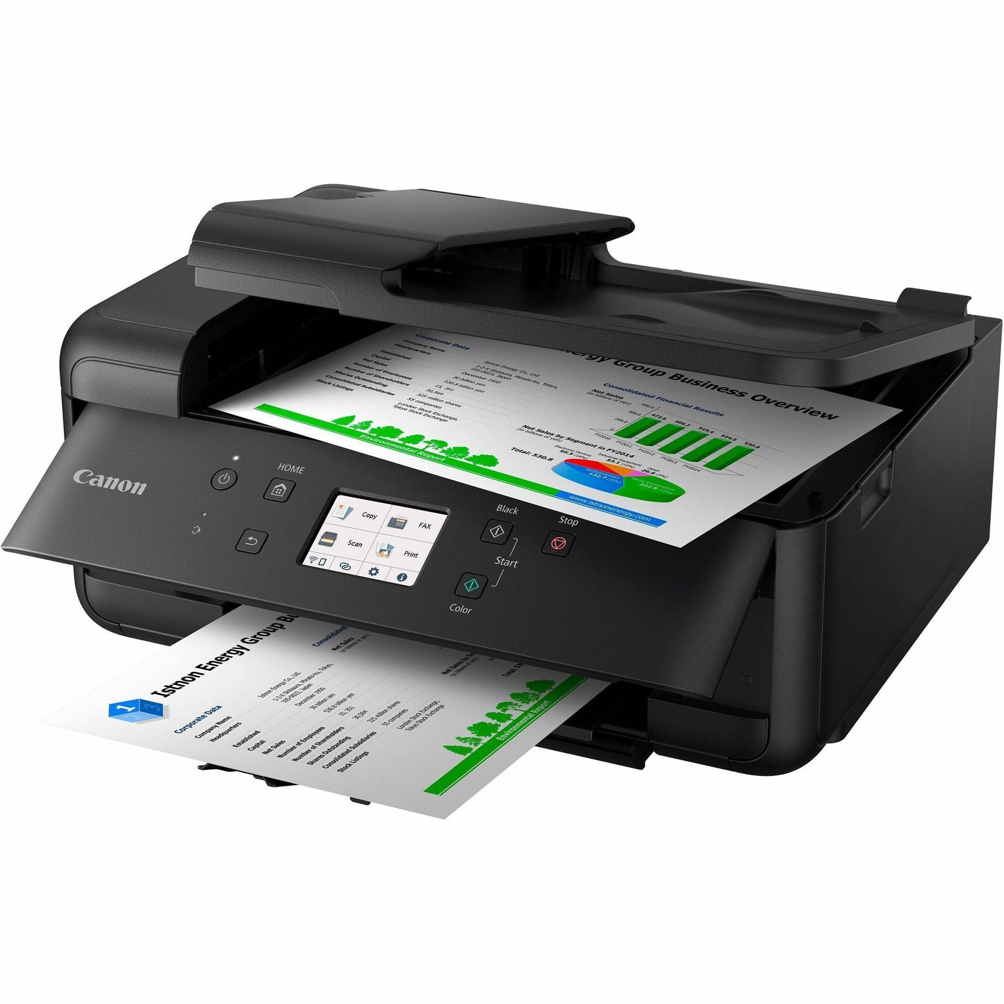 Canon PIXMA TR7620a Wired Inkjet Multifunction Printer - Color
