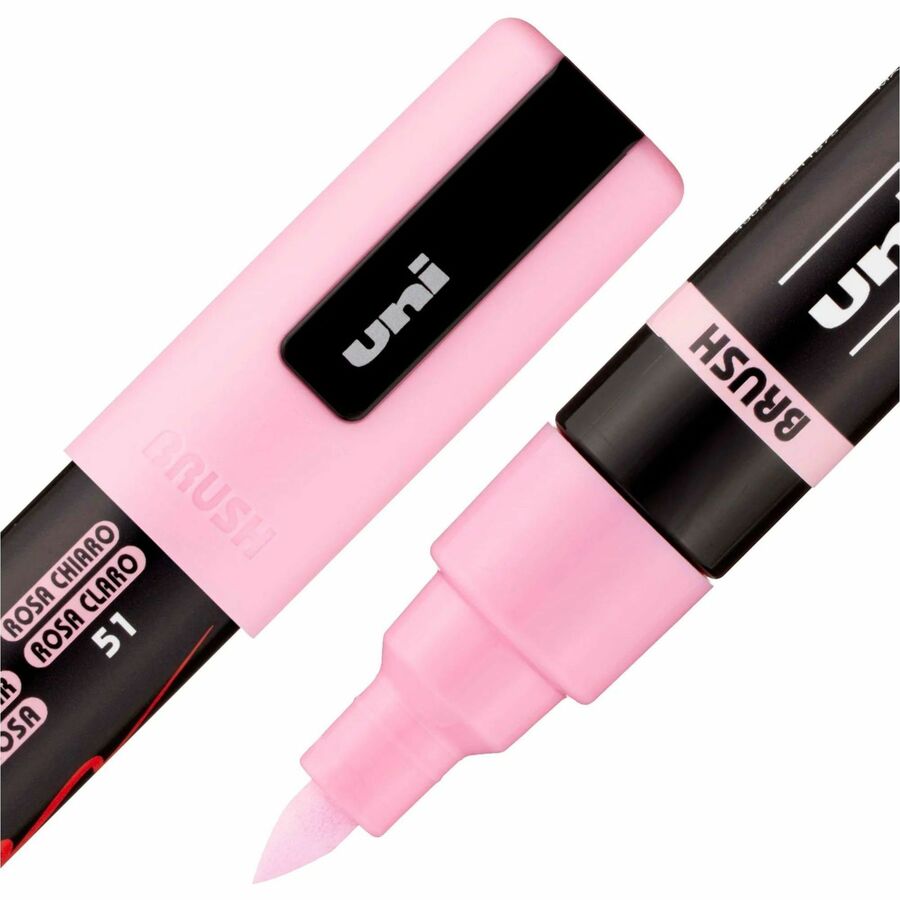 uni&reg; POSCA PC-5BR, Water-Based Paint Brush Tip Markers (16 Pack) - 311902000