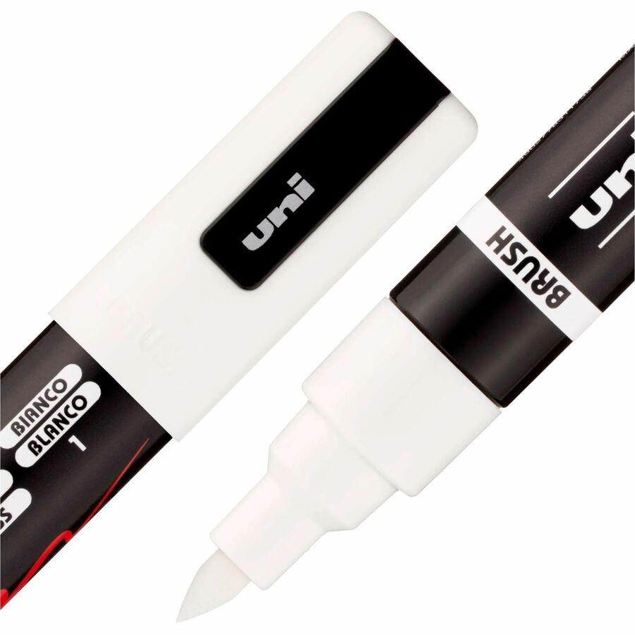 uni&reg; POSCA PC-5BR, Water-Based Paint Brush Tip Markers (16 Pack) - 311902000