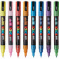 uni&reg; Posca PC-3M Paint Markers - PC3MLGLITTERCOLOR8C