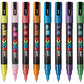 uni&reg; Posca PC-3M Paint Markers - PC3MLGLITTERCOLOR8C
